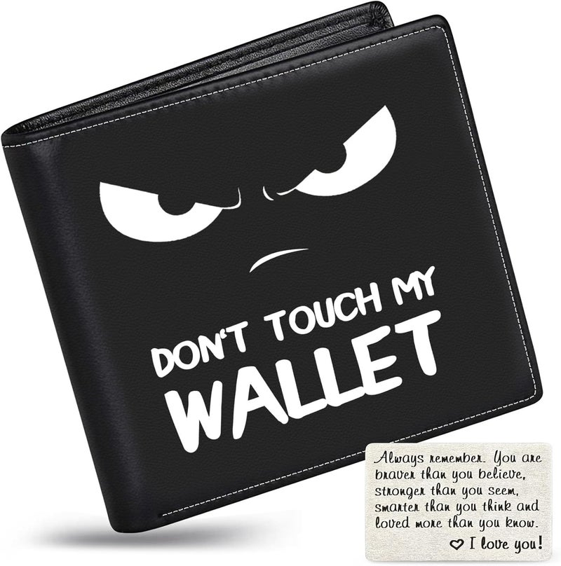 Mindow Boys Wallet for Kids, Teen Boy Baseball Wallets 9-12 8-10 8-12, Cool Novelty Leather Bifold Rfid Blocking Purse Coin Pocket Zipper Id Window for Children Men Male Youth Guys Birthday Christmas Gifts - Image 1
